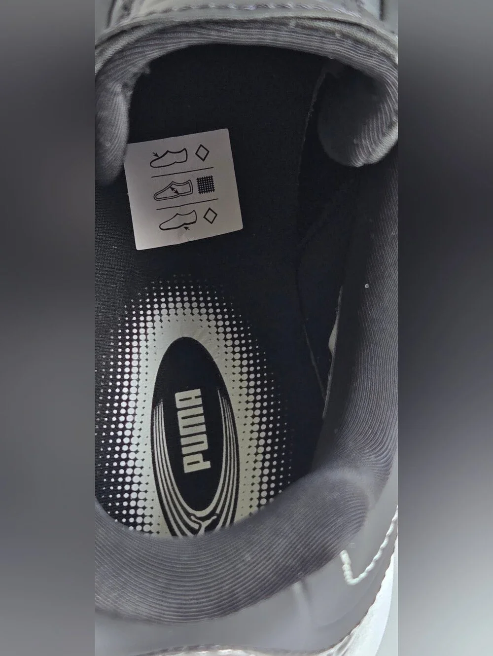 NIB Puma V-S2 Goalgetter Jr Sneakers Metallic Silver Black Size 6 Big Kid
